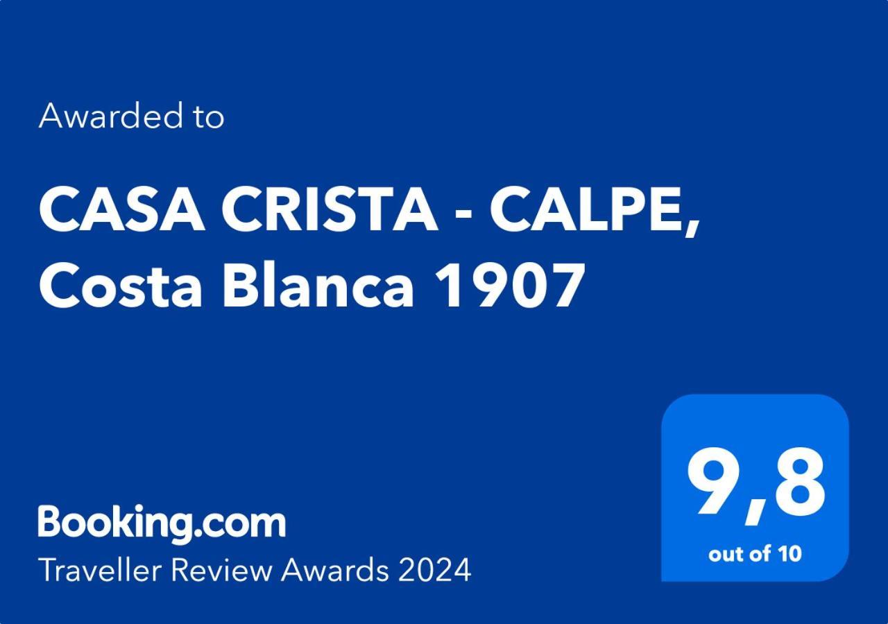 Апартаменты Casa Crista - Calpe, Costa Blanca 1907 Экстерьер фото